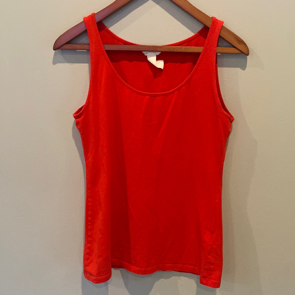 H&M Basic Red Tank Top